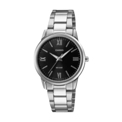 Casio General LTP-1303DD-1AV Silver Stainless Steel Band Women Watch